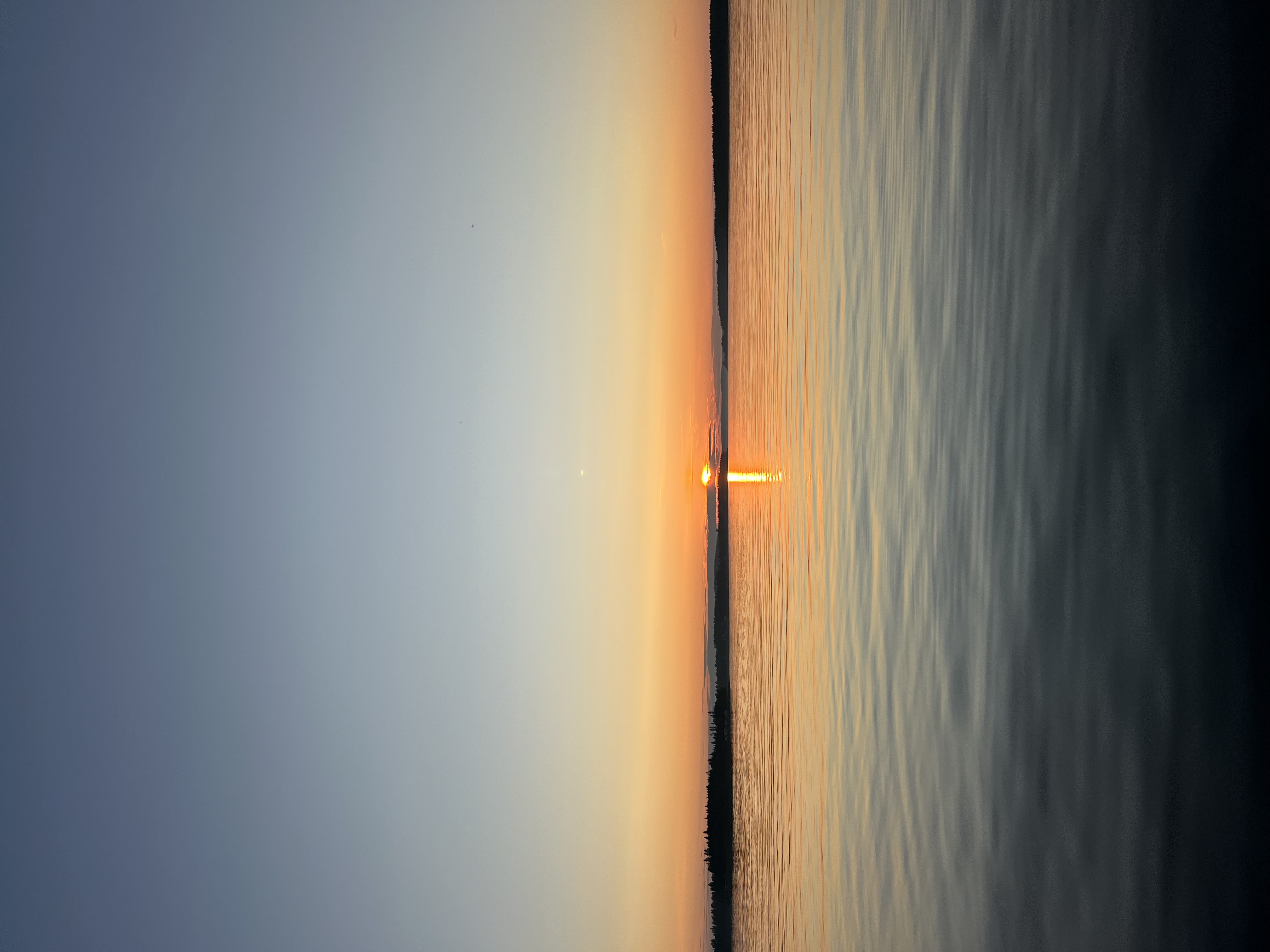 Solnedgång över havet